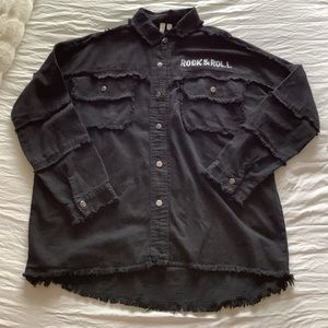 Rock N Roll Bedazzeled button up